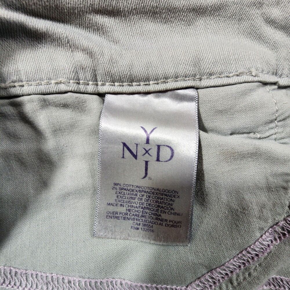 NYDJ Audrey Ankle Jeans Slim Straight Gray High Waisted Lift Tuck Women’s 20W - Picture 5 of 13